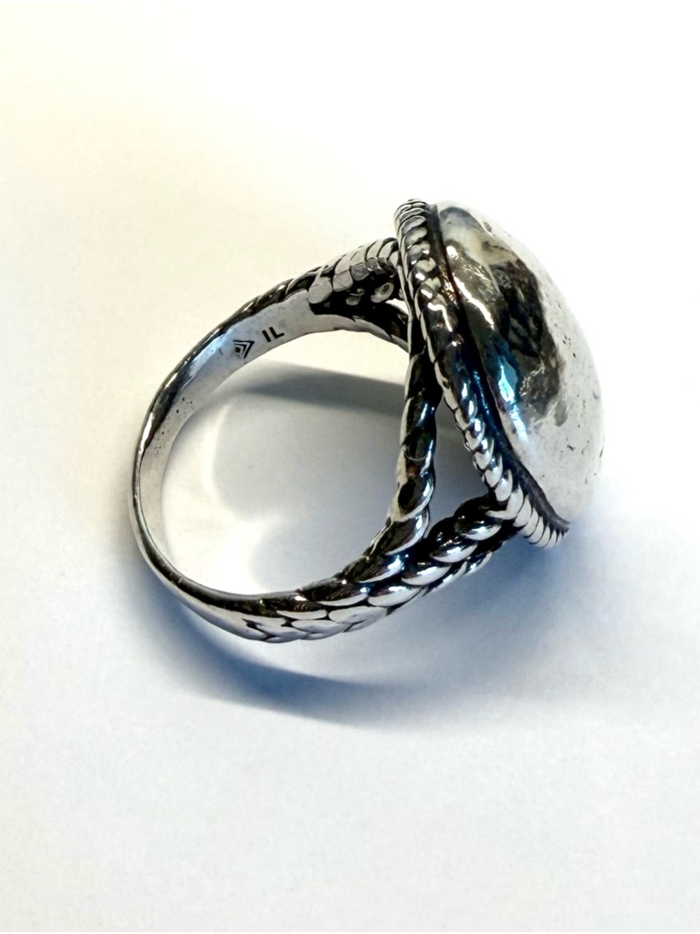 Silpada “Big Presence” Sterling Silver Dome Ring Sz 9 Statement Bold - Picture 2 of 7